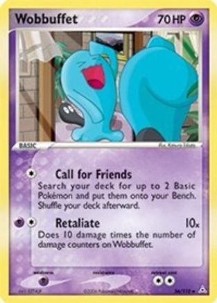 Wobbuffet 56/110 - Holon Phantoms Reverse Holofoil