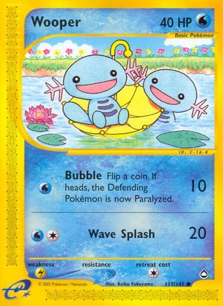 Wooper 117/147 - Aquapolis