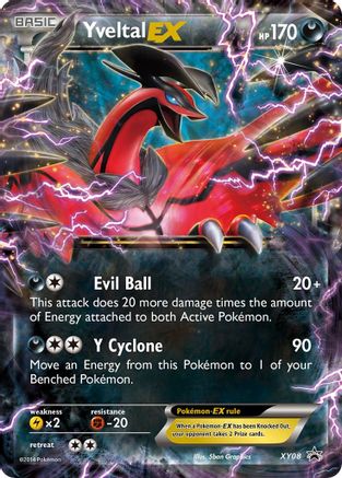 Yveltal-EX XY08/211 - XY Black Star Promos Holofoil