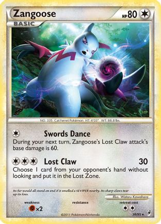 Zangoose 39/95 - Call of Legends Reverse Holofoil