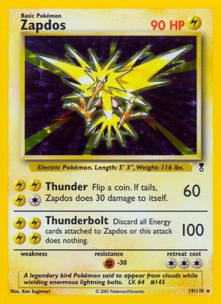 Zapdos 19/110 - Legendary Collection Reverse Holofoil