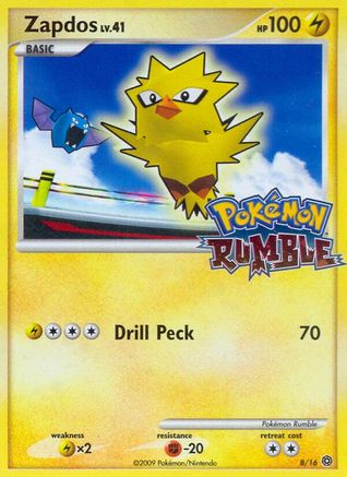 Zapdos 8/16 - Pokmon Rumble