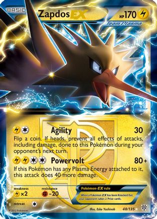 Zapdos-EX 48/135 - Plasma Storm Holofoil