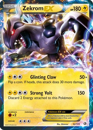 Zekrom-EX 52/113 - Legendary Treasures Holofoil