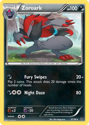 Zoroark 67/98 - Emerging Powers Holofoil