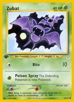 Zubat 59/64 - Neo Revelation Unlimited