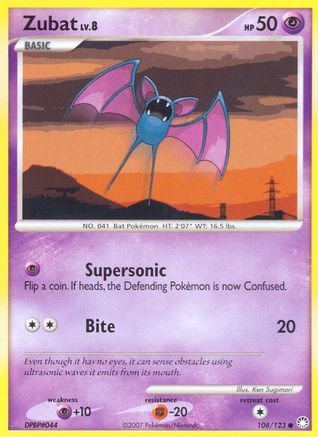 Zubat 108/123 - Mysterious Treasures