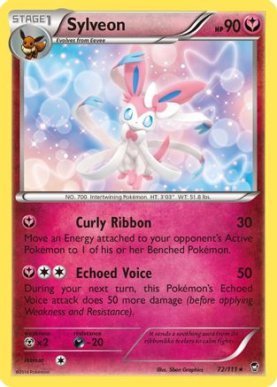 Sylveon 72/111 - Furious Fists Reverse Holofoil