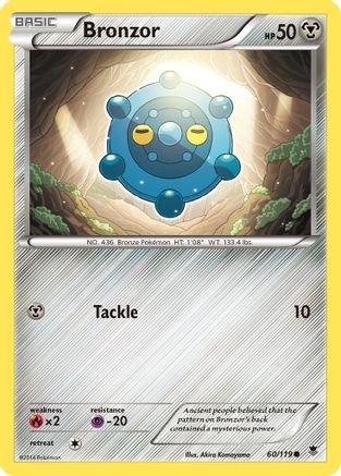 Bronzor 60/119 - Phantom Forces Reverse Holofoil