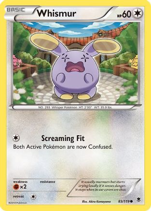 Whismur 83/119 - Phantom Forces