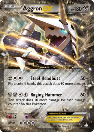 Aggron-EX 93/160 - Primal Clash Holofoil