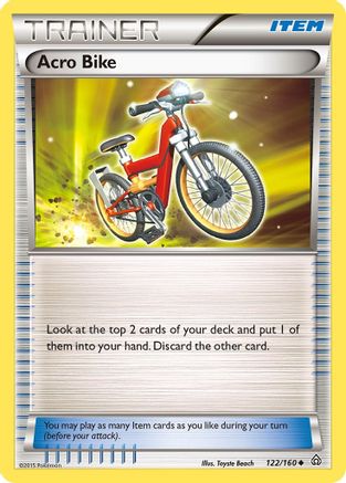 Acro Bike 122/160 - Primal Clash Reverse Holofoil