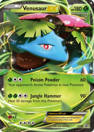 Venusaur-EX XY28/211 - XY Black Star Promos Holofoil