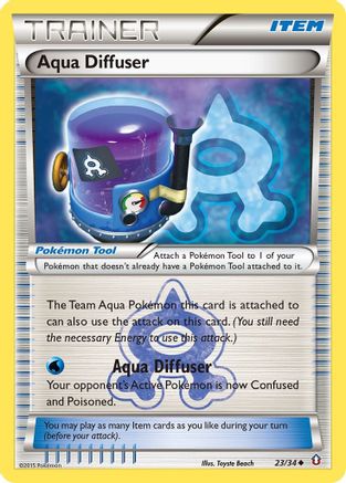 Aqua Diffuser 23/34 - Double Crisis Reverse Holofoil