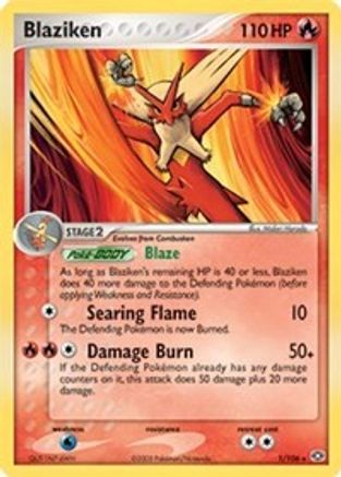 Blaziken - 1/106 (EX Emerald) 1 - Deck Exclusives