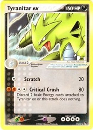 Tyranitar ex (Non-Holo) 17 - POP Series 1