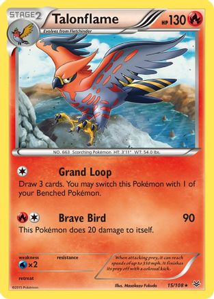 Talonflame 15/108 - Roaring Skies