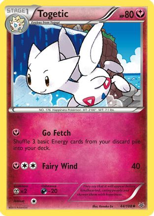 Togetic 44/108 - Roaring Skies Reverse Holofoil