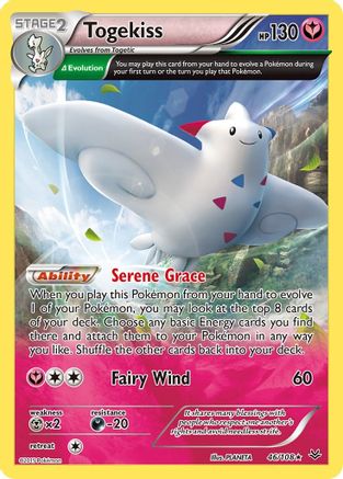 Togekiss 46/108 - Roaring Skies Reverse Holofoil