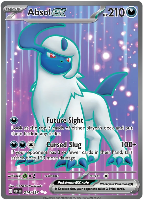 Absol ex (214/197) Ultra Rare - Obsidian Flames - PokeRand