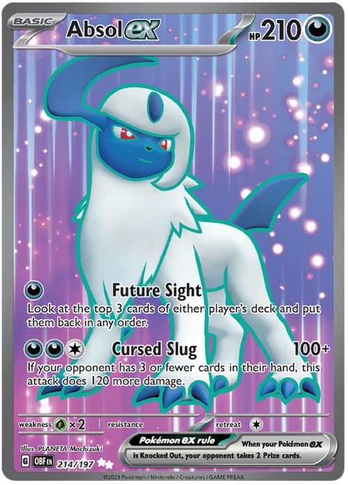 Absol ex (214/197) Ultra Rare - Obsidian Flames - PokeRand