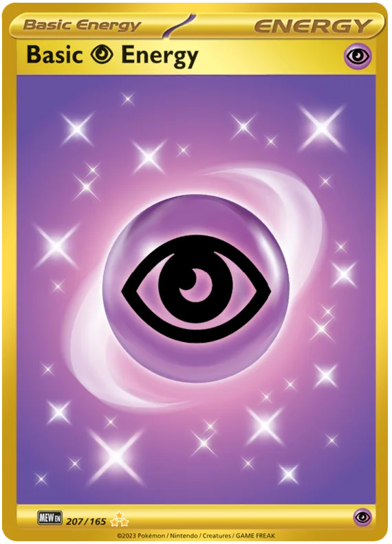 Basic Psychic Energy - Hyper Rare - 207/165 - Pokemon 151 (English) - PokeRand