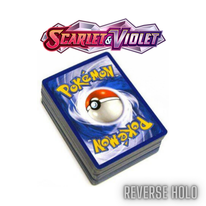 25 x Scarlet and Violet Reverse Holo Bulk Cards - PokeRand
