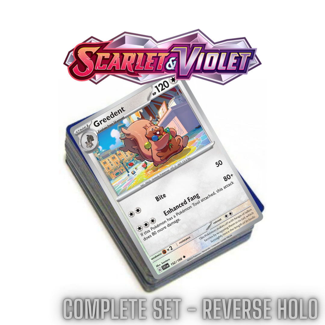 Complete Set Scarlet and Violet Reverse Holo Bulk Cards PokeRand