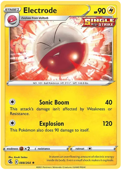 (088/264) Electrode - HOLO VARIANT (Promo) - Fusion Strike - PokeRand