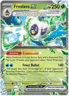 Froslass ex (003/182) Holo Paradox Rift - PokeRand