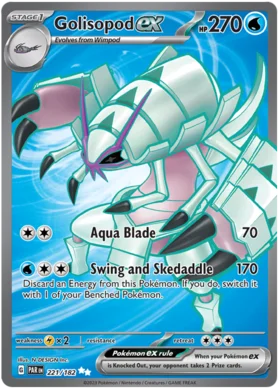 Golisopod ex 221/182 -  ex  Ultra Rare - Paradox Rift - PokeRand