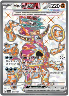 Hoopa ex 226/182 -  ex  Ultra Rare - Paradox Rift - PokeRand