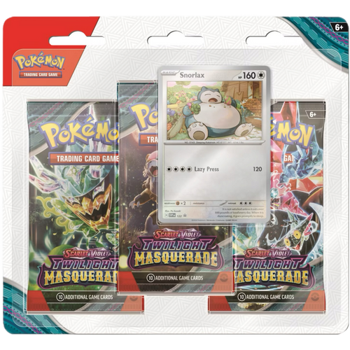 3 Pack Blister (Snorlax / Revavroom) - Twilight Masquerade