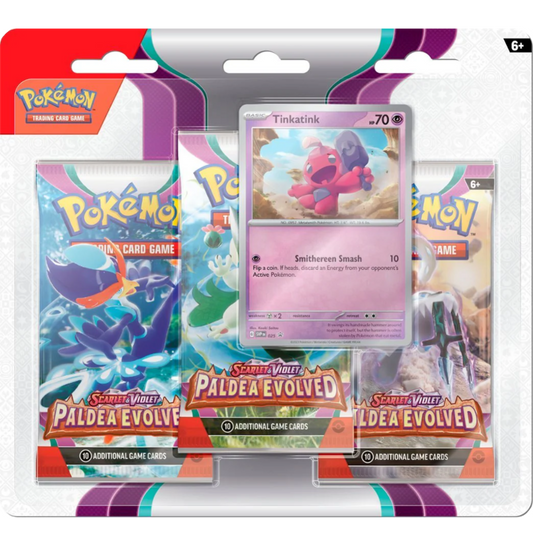 3 Pack Blister - Paldea Evolved - Tinkatink & Varoom