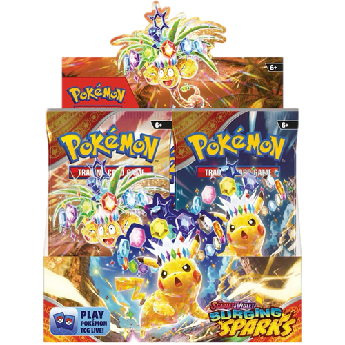 Scarlet & Violet Surging Sparks Pokemon Booster Box (36 Packs) (Pre Order)