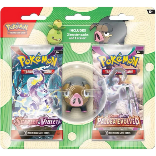 2023 Pokemon Back To School Eraser Blister