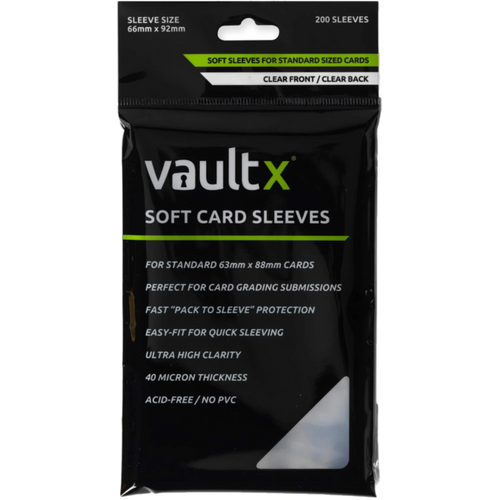 Vault X Soft Card Sleeves - (200 Sleeves)