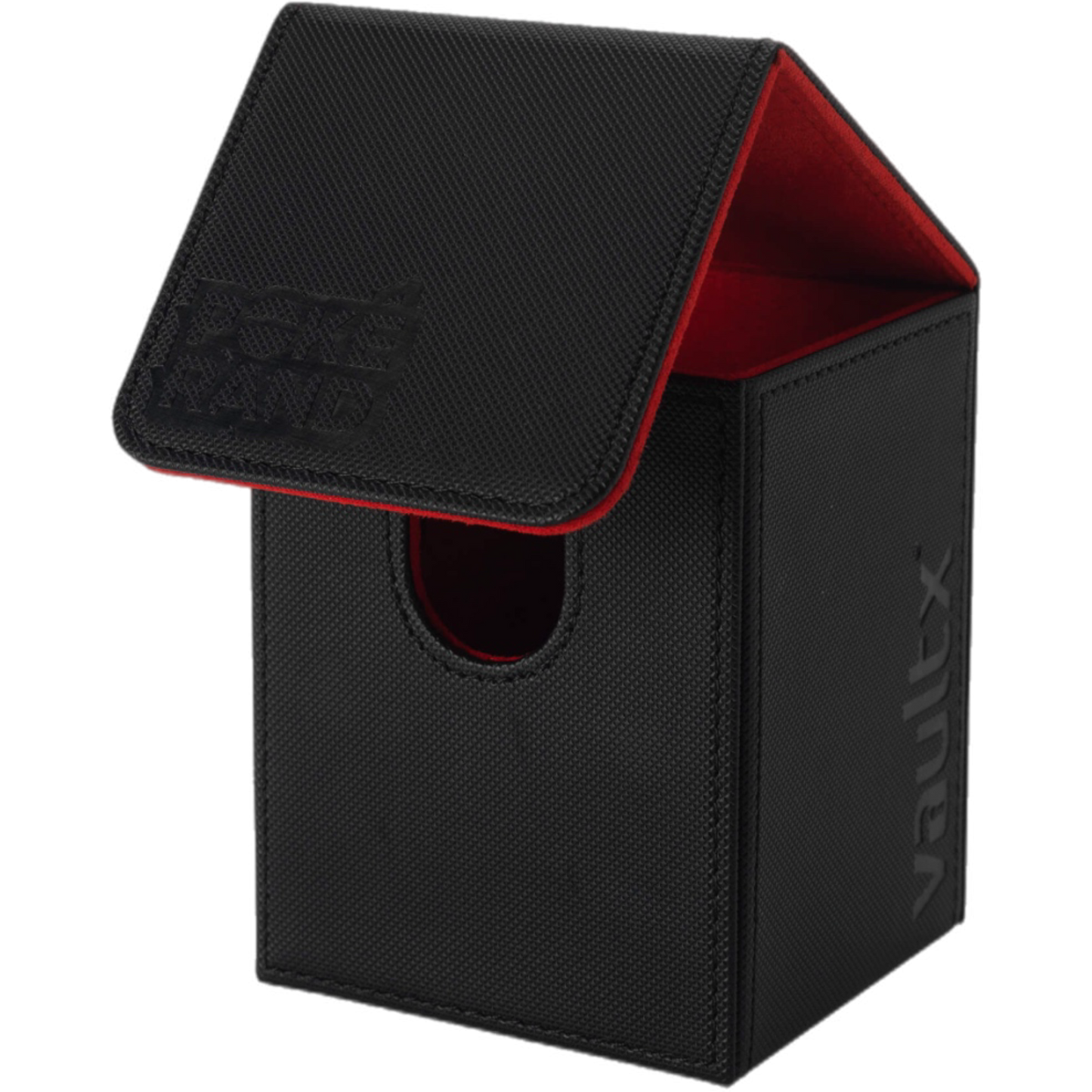 PokeRand Exclusive Vault X ® Premium Large Deck Box (Black & Red)