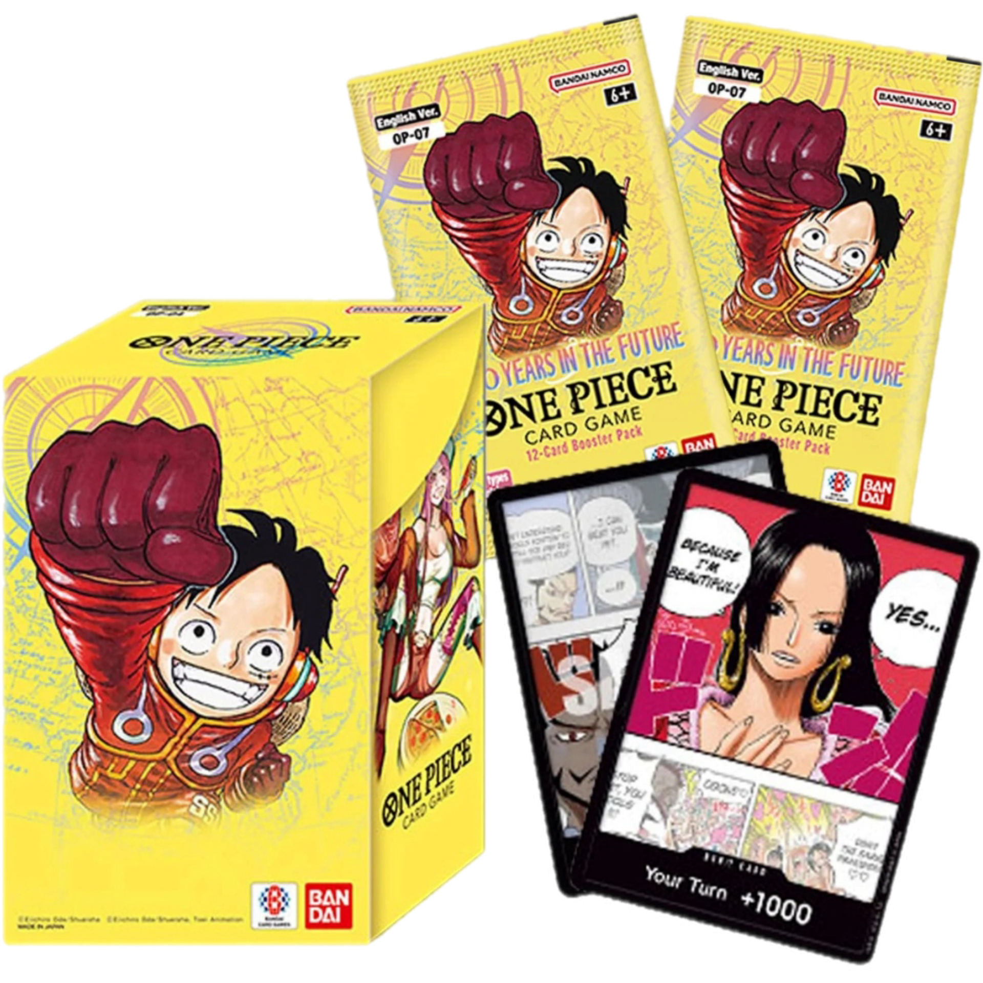 【新品】500年後の未来　OP-07 BOX【英語版】 Amazon.com: BANDAI One Piece - 500 Years in The Future OP-07