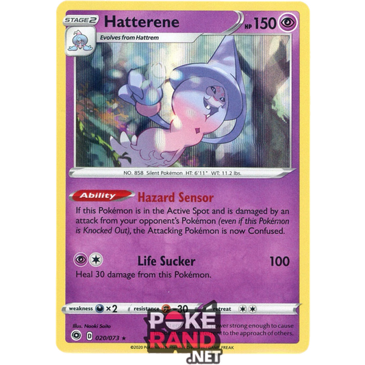 Hatterene Holo (020/073) - Champion's Path