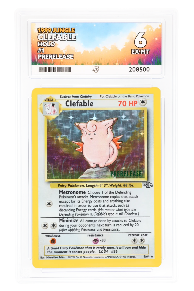 Prerelease Clefable - Holo - 1/64 - Jungle - ACE 6