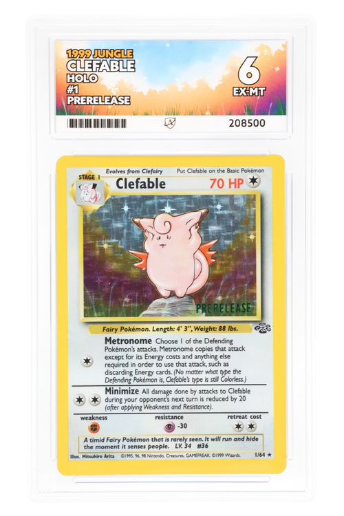 Prerelease Clefable - Holo - 1/64 - Jungle - ACE 6