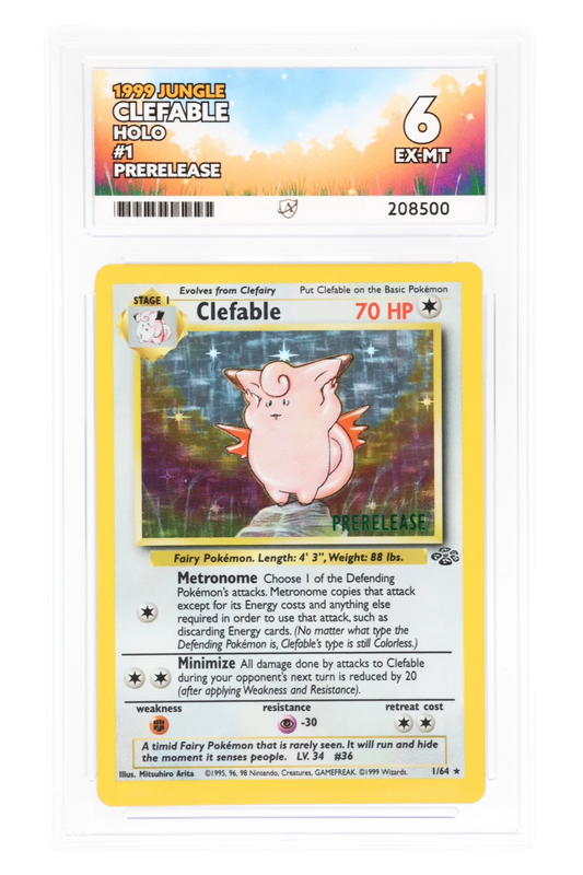 Prerelease Clefable - Holo - 1/64 - Jungle - ACE 6