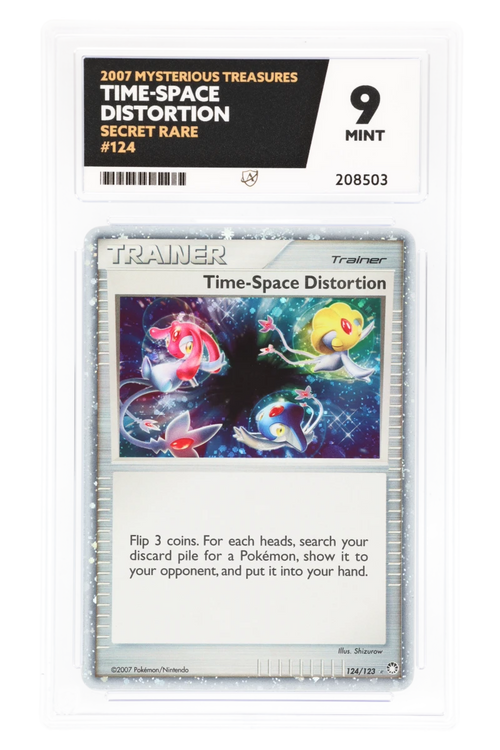 Space Time Distortion - Secret Rare - 124/123 - Mysterious Treasures - ACE 9