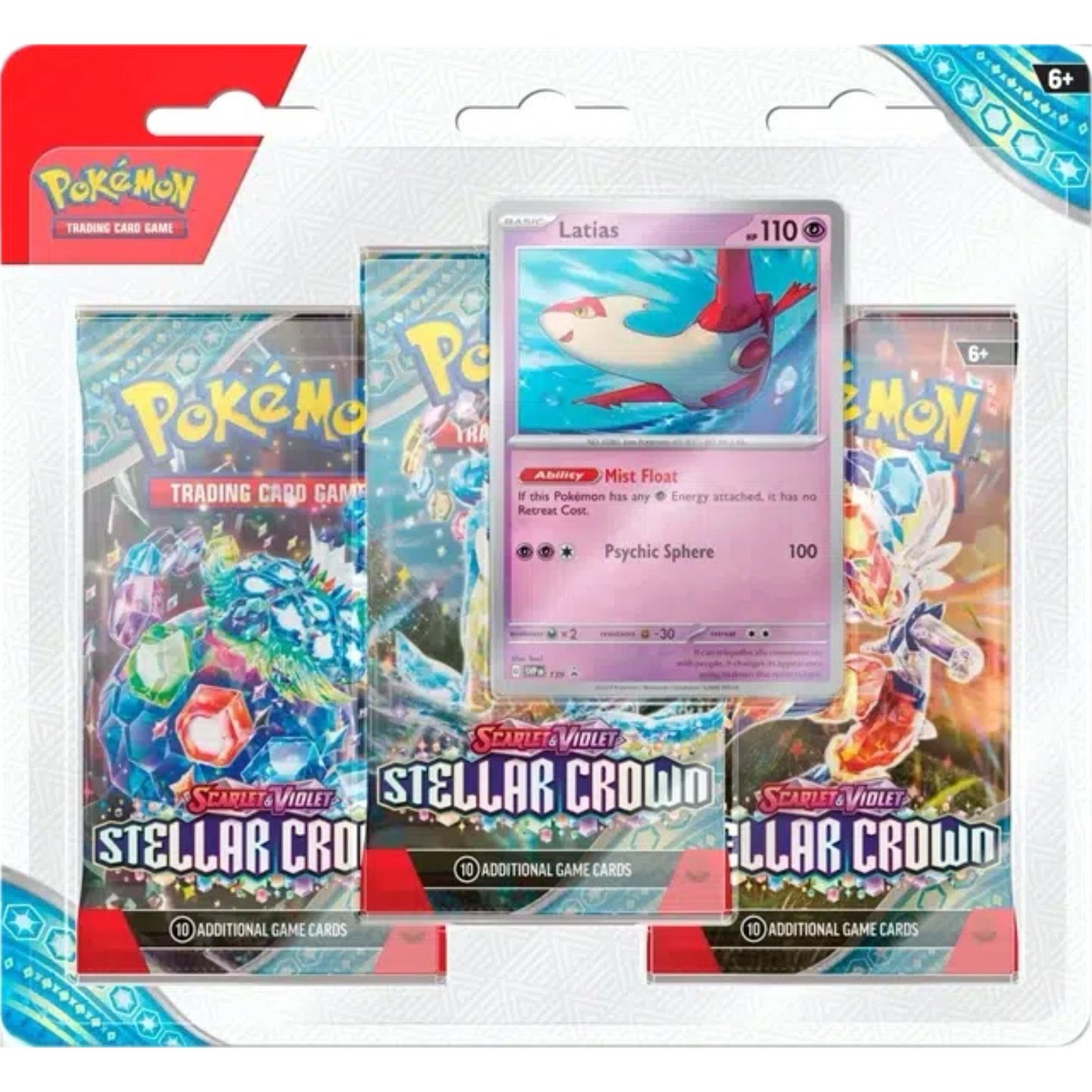 3 Pack Blister - Stellar Crown - Tinkaton & Latias