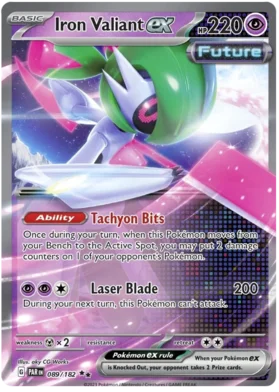 Iron-Valient ex (089/182) Holo Paradox Rift - PokeRand