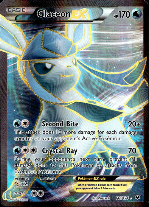 Glaceon EX (116/124) - Fates Collide - Near Mint