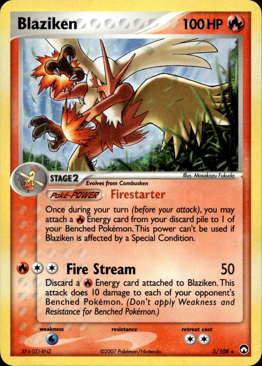 Blaziken (5/108) - Power Keepers - Near Mint