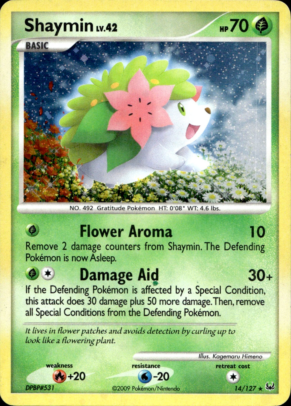 Shaymin (14/127) - Supreme Victors - Light Play