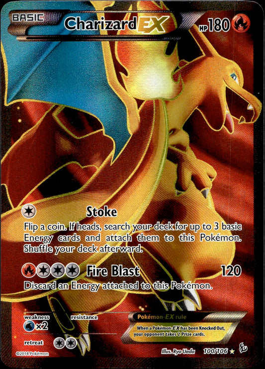 Charizard EX (100/106) - Flashfire - Light Play